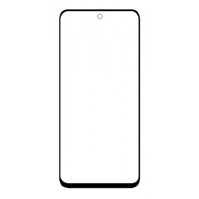 Replacement Front Glass For Infinix Hot 60 Black By - Maxbhi Com