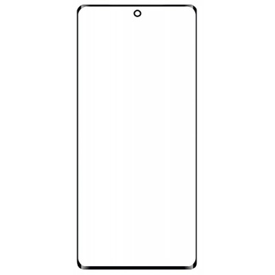 Replacement Front Glass For Zte A41 Ultra Black By - Maxbhi Com