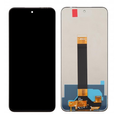 Lcd With Touch Screen For Tcl 60 5g Black By - Maxbhi Com