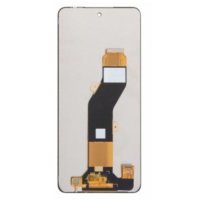 Lcd With Touch Screen For Zte Blade A75 4g Black By - Maxbhi Com