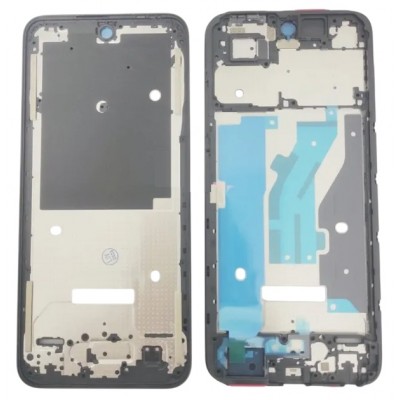 Lcd Frame Middle Chassis For Tecno Spark Go 1s White By - Maxbhi Com
