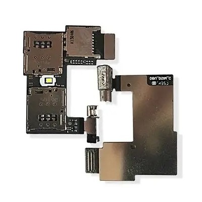 Sim Connector Flex Cable For Motorola Moto G 2nd Gen By - Maxbhi Com