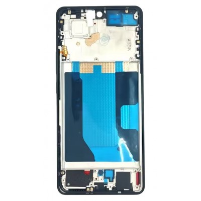 Lcd Frame Middle Chassis For Vivo Iqoo Z9 Turbo White By - Maxbhi Com