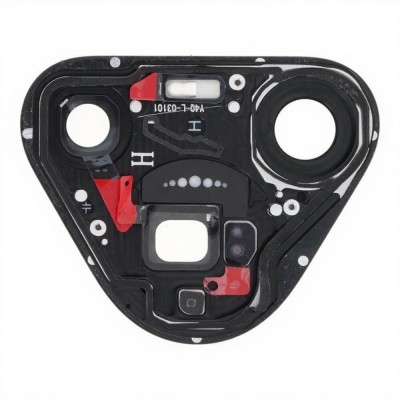 Camera Lens Glass With Frame For Huawei Pura 70 Pro White By - Maxbhi Com