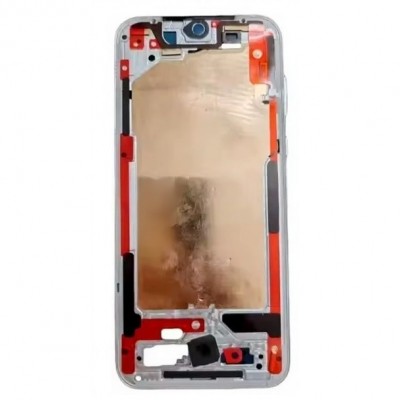 Lcd Frame Middle Chassis For Huawei Mate 70 Pro White By - Maxbhi Com