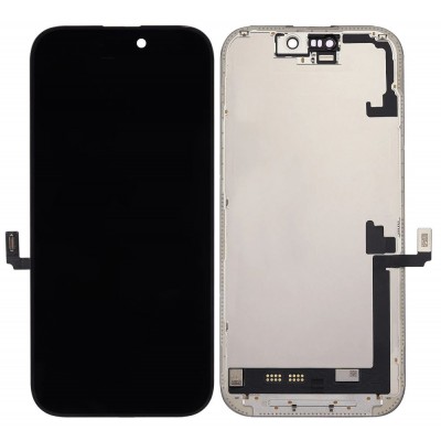 Lcd With Touch Screen For Apple Iphone 17 White By - Maxbhi Com