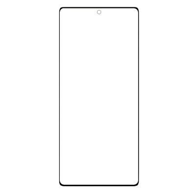 Replacement Front Glass For Infinix Note 50 4g Black By - Maxbhi Com