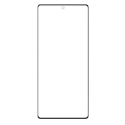 Replacement Front Glass For Infinix Note 50 Pro Plus 5g Black By - Maxbhi Com