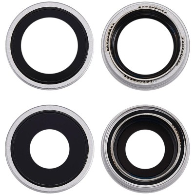 Camera Lens Glass With Frame For Apple Iphone 17 White By - Maxbhi Com