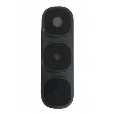 Camera Lens Glass With Frame For Infinix Hot 60 Pro Black By - Maxbhi Com