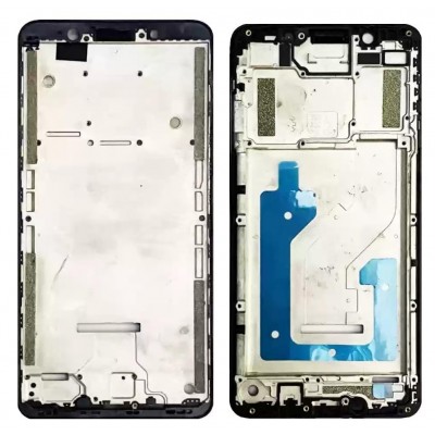 Lcd Frame Middle Chassis For Tecno Pop 6 Go Black By - Maxbhi Com