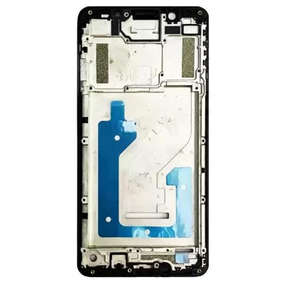 Lcd Frame Middle Chassis For Tecno Pop 6 Go Black By - Maxbhi Com