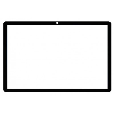 Replacement Front Glass For Doogee Tab A9 Pro Plus Black By - Maxbhi Com