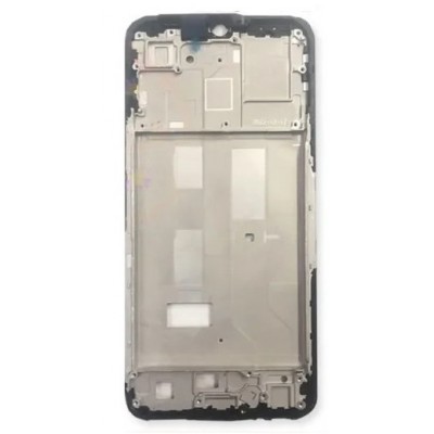 Lcd Frame Middle Chassis For Vivo Y55s 2023 Black By - Maxbhi Com