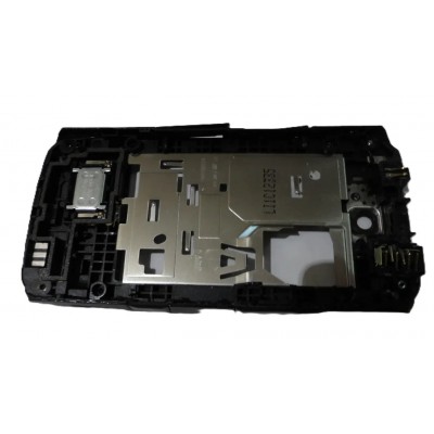 Lcd Frame Middle Chassis For Nokia Asha 305 Black By - Maxbhi Com