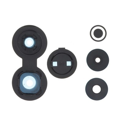 Camera Lens Glass With Frame For Xiaomi Poco M6 4g Silver By - Maxbhi Com