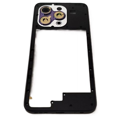 Middle Frame Ring Only For Doogee N55 Grey By - Maxbhi Com