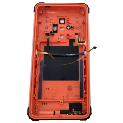 Back Panel Cover For Blackview Bv6600 Orange - Maxbhi Com