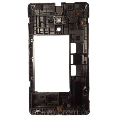 Middle Frame Ring Only For Nokia Xl Dual Sim White By - Maxbhi Com