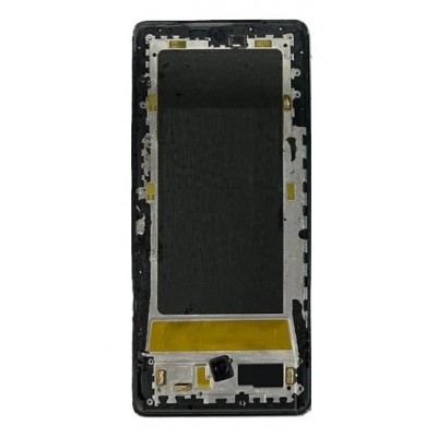 Lcd Frame Middle Chassis For Lava Agni 2 5g White By - Maxbhi Com