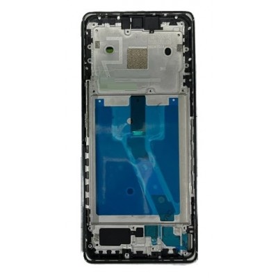 Lcd Frame Middle Chassis For Lava Agni 2 5g White By - Maxbhi Com