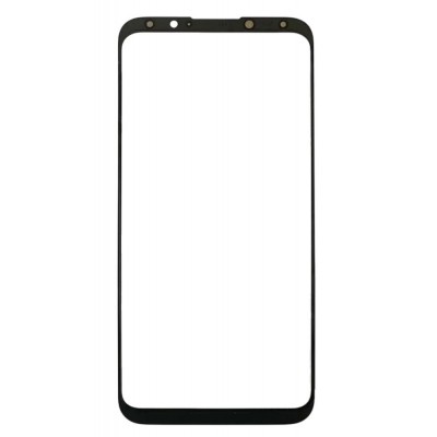 Replacement Front Glass For Meizu 16x Black By - Maxbhi Com