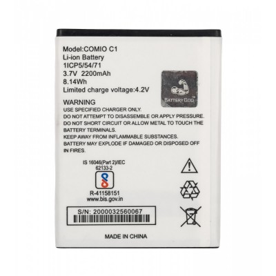 Battery For Comio C1 By - Maxbhi Com