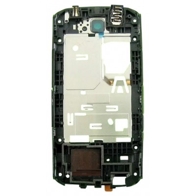 Lcd Frame Middle Chassis For Nokia Asha 305 Blue By - Maxbhi Com