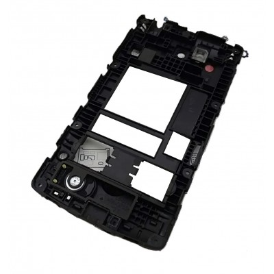 Middle Frame Ring Only For Lg L Fino Black By - Maxbhi Com