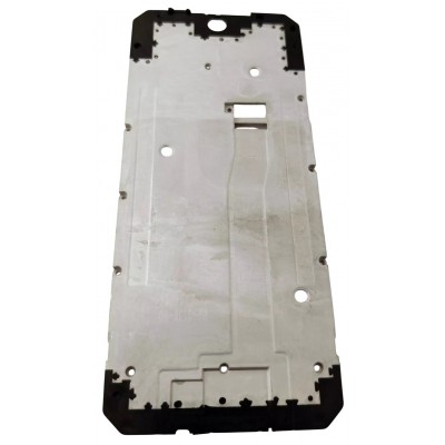 Lcd Frame Middle Chassis For Oukitel Wp300 5g Black By - Maxbhi Com