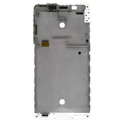 Lcd Frame Middle Chassis For Lenovo S650 Silver By - Maxbhi Com