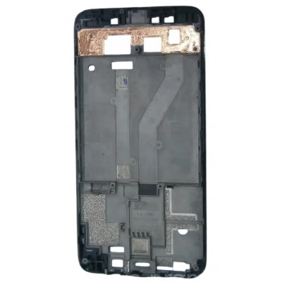 Lcd Frame Middle Chassis For Alcatel One Touch Idol Mini 6012a White By - Maxbhi Com