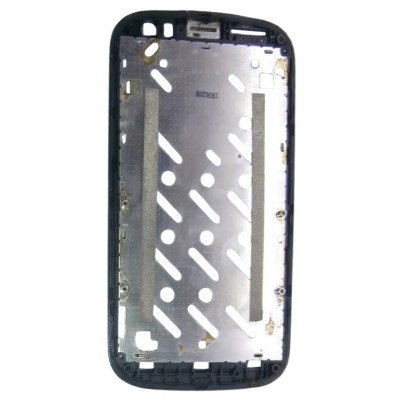 Lcd Frame Middle Chassis For Alcatel One Touch Pop C5 Black By - Maxbhi Com