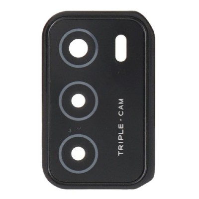 Camera Lens Glass With Frame For Oppo A16s White By - Maxbhi Com