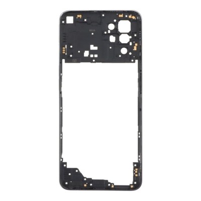 Middle Frame Ring Only For Oppo Reno 5 Z Black By - Maxbhi Com