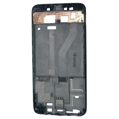Lcd Frame Middle Chassis For Alcatel Idol Mini Ot6012d With Dual Sim Pink By - Maxbhi Com