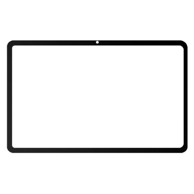 Replacement Front Glass For Blackview Mega 2 Wifi Black By - Maxbhi Com