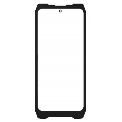 Replacement Front Glass For Blackview Bv7300 Black By - Maxbhi Com
