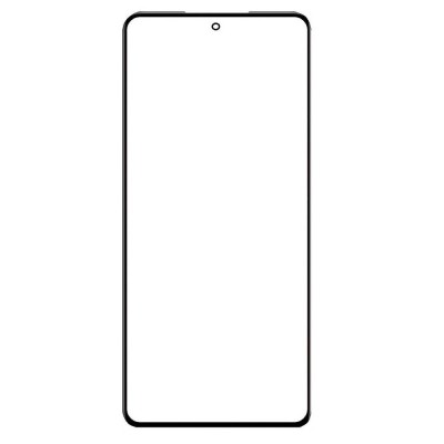 Replacement Front Glass For Oukitel C65 Black By - Maxbhi Com