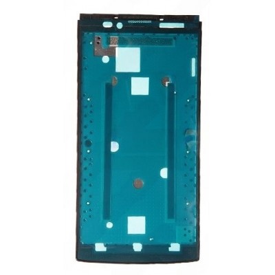 Lcd Frame Middle Chassis For Philips S398 Black By - Maxbhi Com