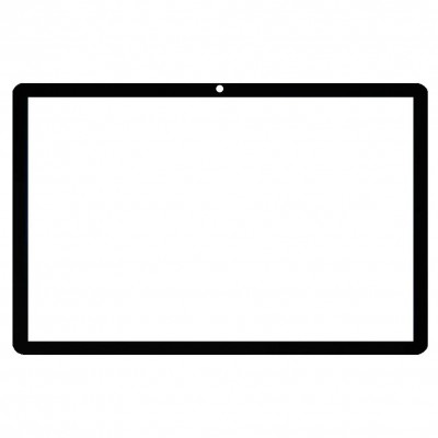 Replacement Front Glass For Doogee Tab A9 Plus White By - Maxbhi Com