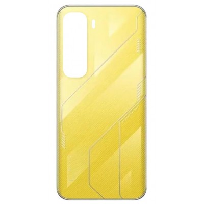 Back Panel Cover For Infinix Hot 60 Pro Plus Yellow - Maxbhi Com