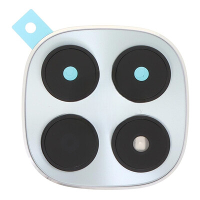 Camera Lens Glass With Frame For Xiaomi Poco M8 5g Silver By - Maxbhi Com