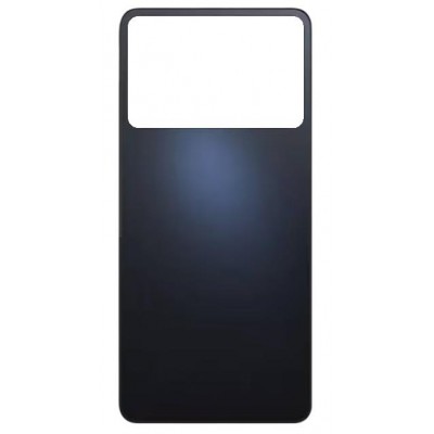 Back Panel Cover For Lava Blaze Duo 3 Black - Maxbhi Com