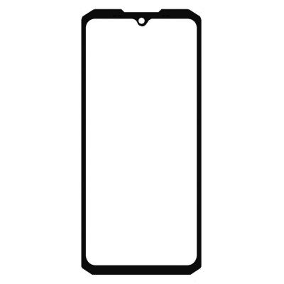 Replacement Front Glass For Doogee S200 Max Grey By - Maxbhi Com