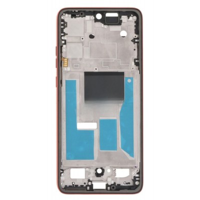 Lcd Frame Middle Chassis For Motorola Edge 60 Neo Red By - Maxbhi Com