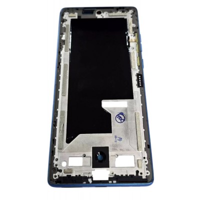 Lcd Frame Middle Chassis For Motorola G96 5g Light Blue By - Maxbhi Com