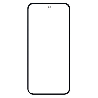 Replacement Front Glass For Nothing Phone 4a Black By - Maxbhi Com