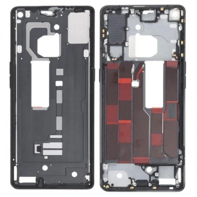 LCD Frame Middle Chassis for OPPO Reno 4 Pro - Blue by Maxbhi.com