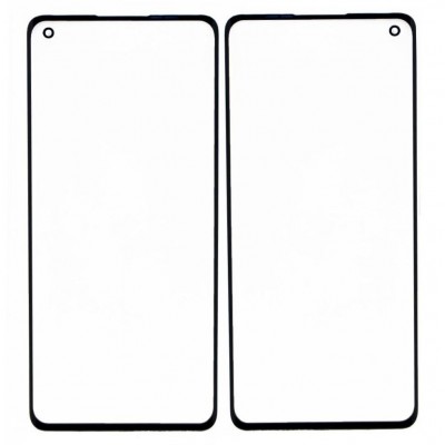 Replacement Front Glass for OPPO Reno 4 Pro - Blue by Maxbhi.com